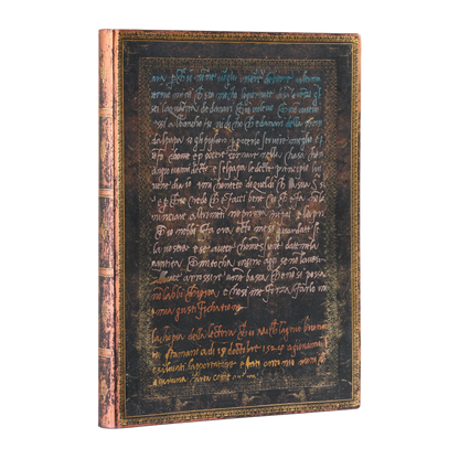 Paperblanks Michelangelo, Handwriting Ultra Softback Flexi Journal – Lined, 176 Pages – angled view