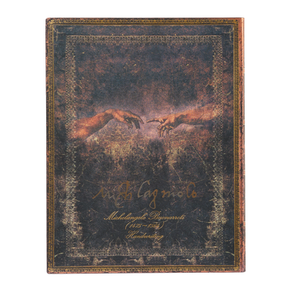 Paperblanks Michelangelo, Handwriting Ultra Softback Flexi Journal – Lined, 176 Pages – back cover