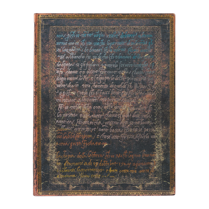 Paperblanks Michelangelo, Handwriting Ultra Softback Flexi Journal – Lined, 176 Pages – front cover