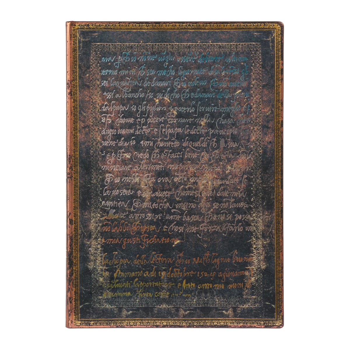 Paperblanks Michelangelo, Handwriting Midi Softback Flexi Journal – Lined, 176 Pages – front cover
