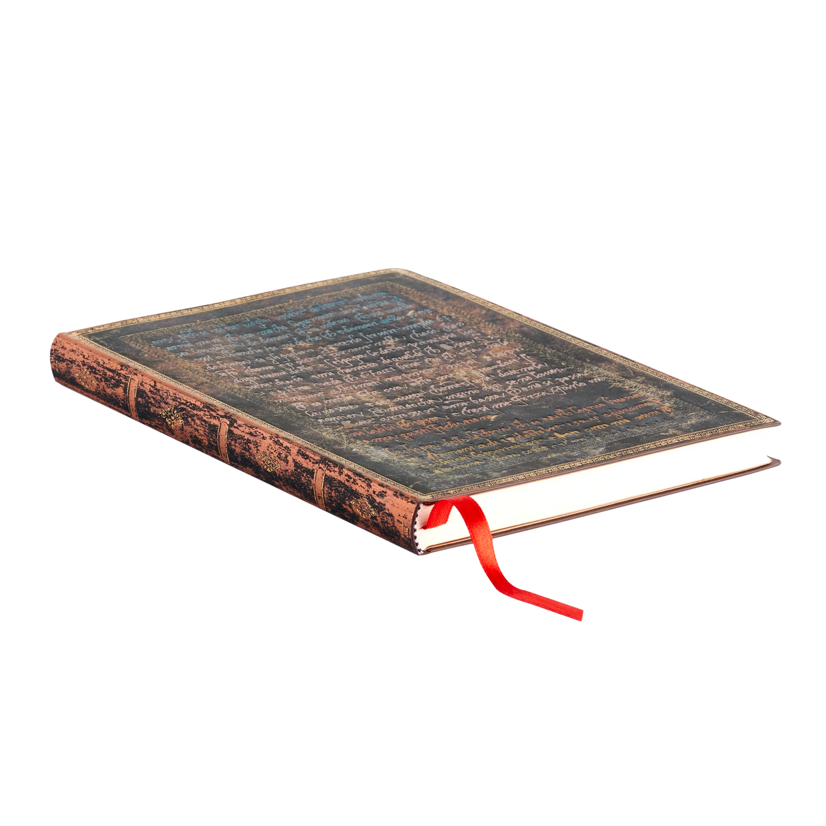 Paperblanks Michelangelo, Handwriting Midi Softback Flexi Journal – Plain, 176 Pages – page edge