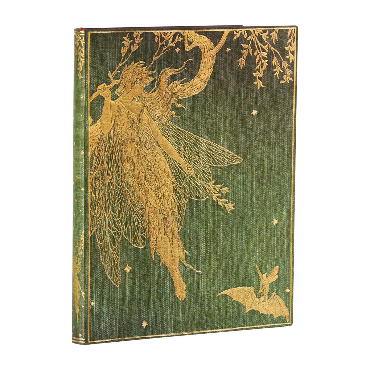 Paperblanks Olive Fairy Ultra Softback Flexi Journal – Lined, 176 Pages – angled view