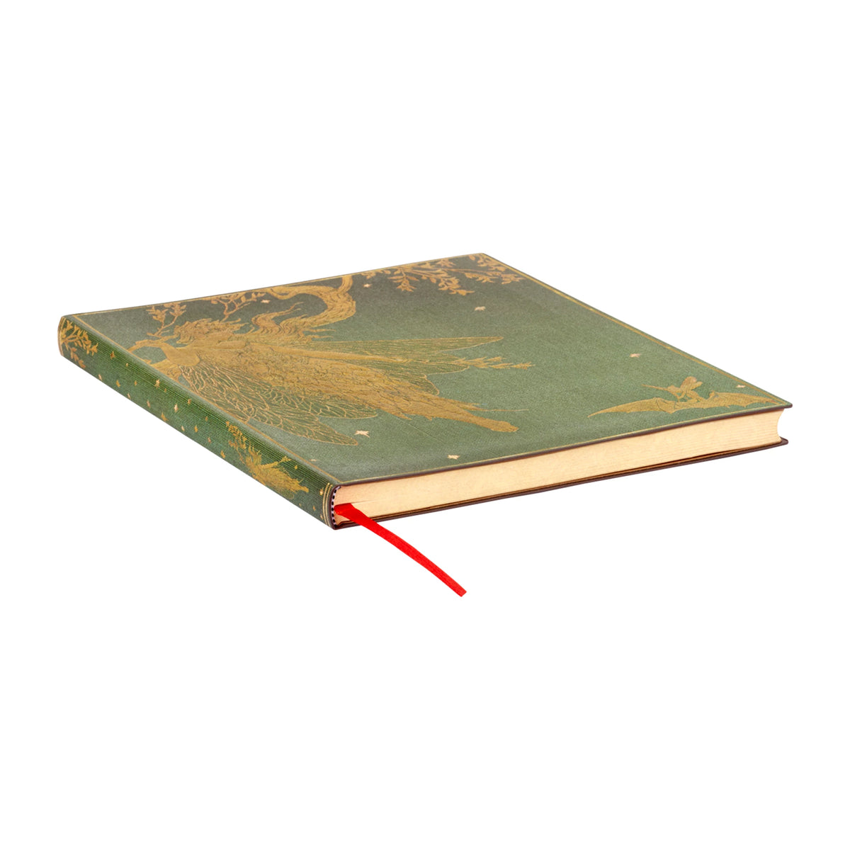 Paperblanks Olive Fairy Ultra Softback Flexi Journal – Plain, 176 Pages – page edge