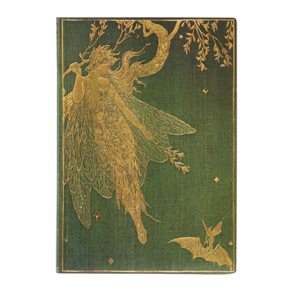 Paperblanks Olive Fairy Midi Softback Flexi Journal – Lined, 176 Pages – front cover
