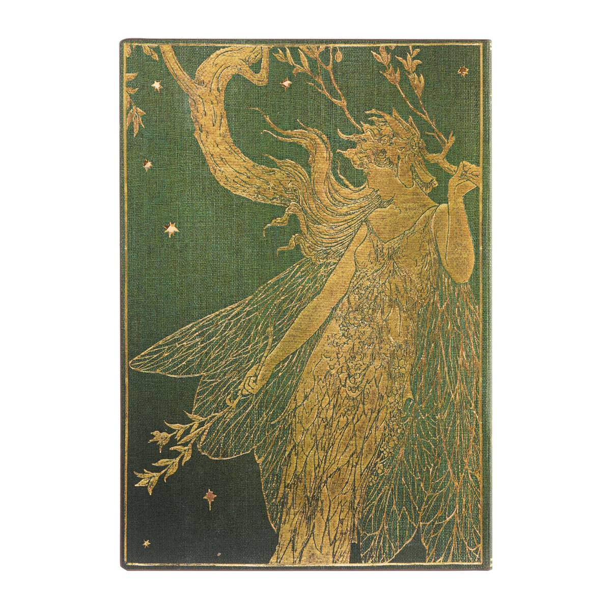 Paperblanks Olive Fairy Midi Softback Flexi Journal – Plain, 176 Pages – back cover