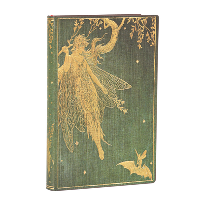 Paperblanks Olive Fairy Mini Softback Flexi Journal – Lined, 208 Pages – angled view