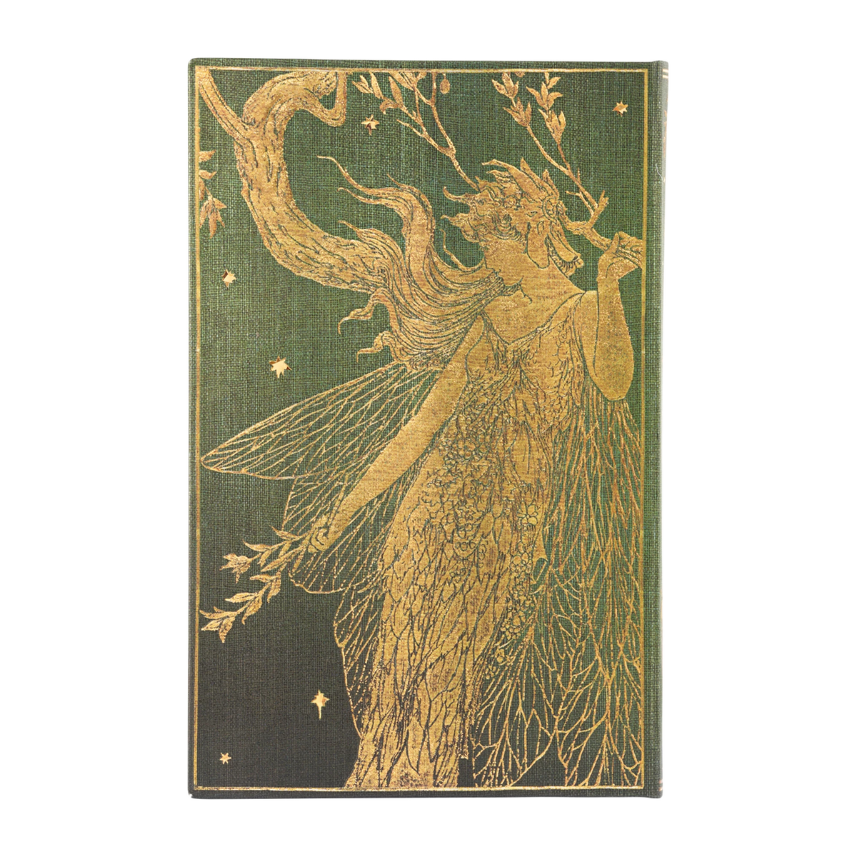 Paperblanks Olive Fairy Maxi Hardback Journal – Dot Grid, 192 Pages – back cover