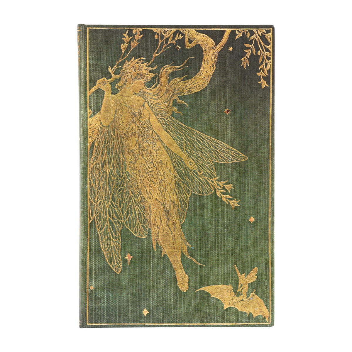 Paperblanks Olive Fairy Maxi Hardback Journal – Dot Grid, 192 Pages – front cover