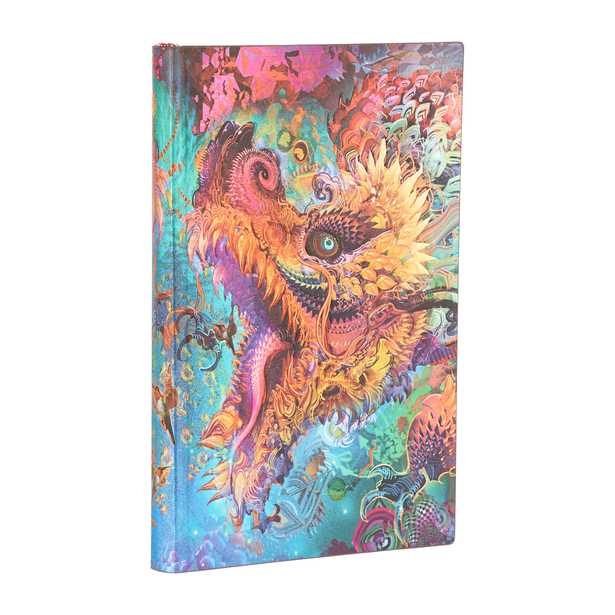 Paperblanks Humming Dragon Maxi Softback Flexi Journal – Dot Grid, 192 Pages – angled view