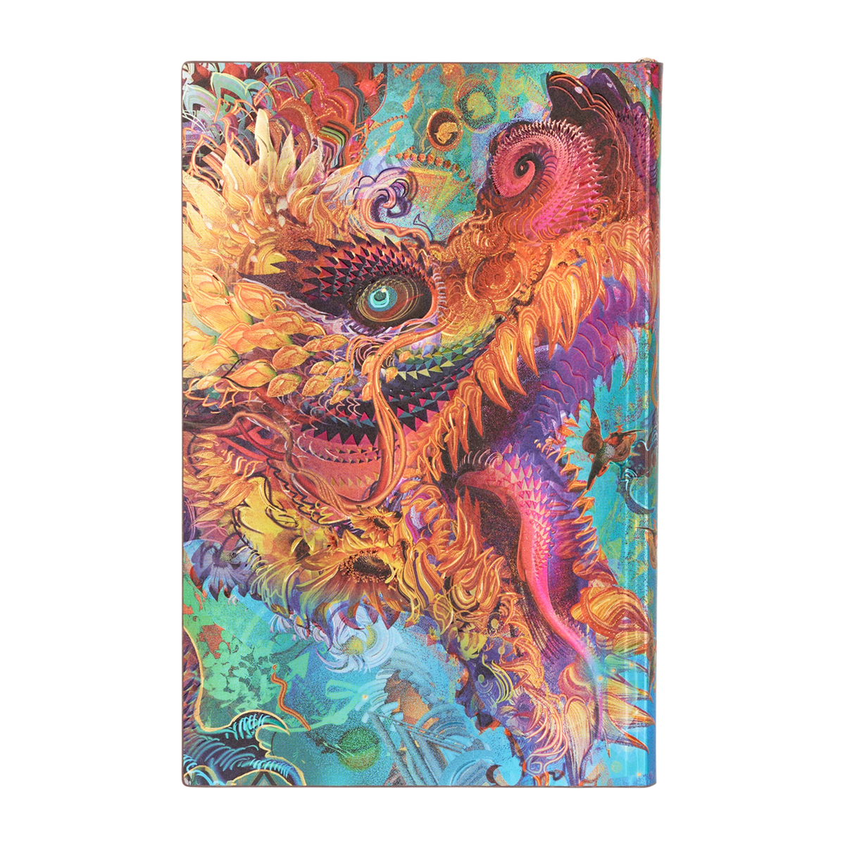 Paperblanks Humming Dragon Maxi Softback Flexi Journal – Dot Grid, 192 Pages – back cover