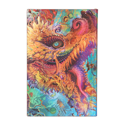 Paperblanks Humming Dragon Maxi Softback Flexi Journal – Dot Grid, 192 Pages – back cover