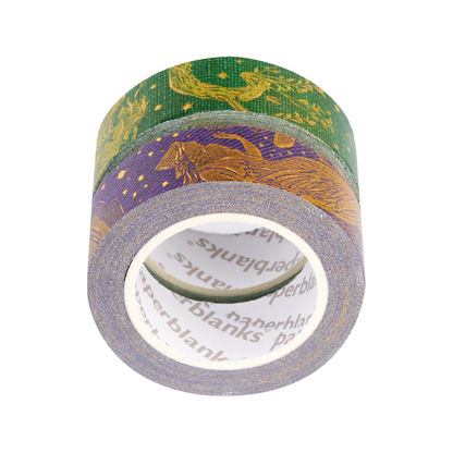 Paperblanks Olive Fairy/Violet Fairy Washi Tape – Pack of 2 – back view