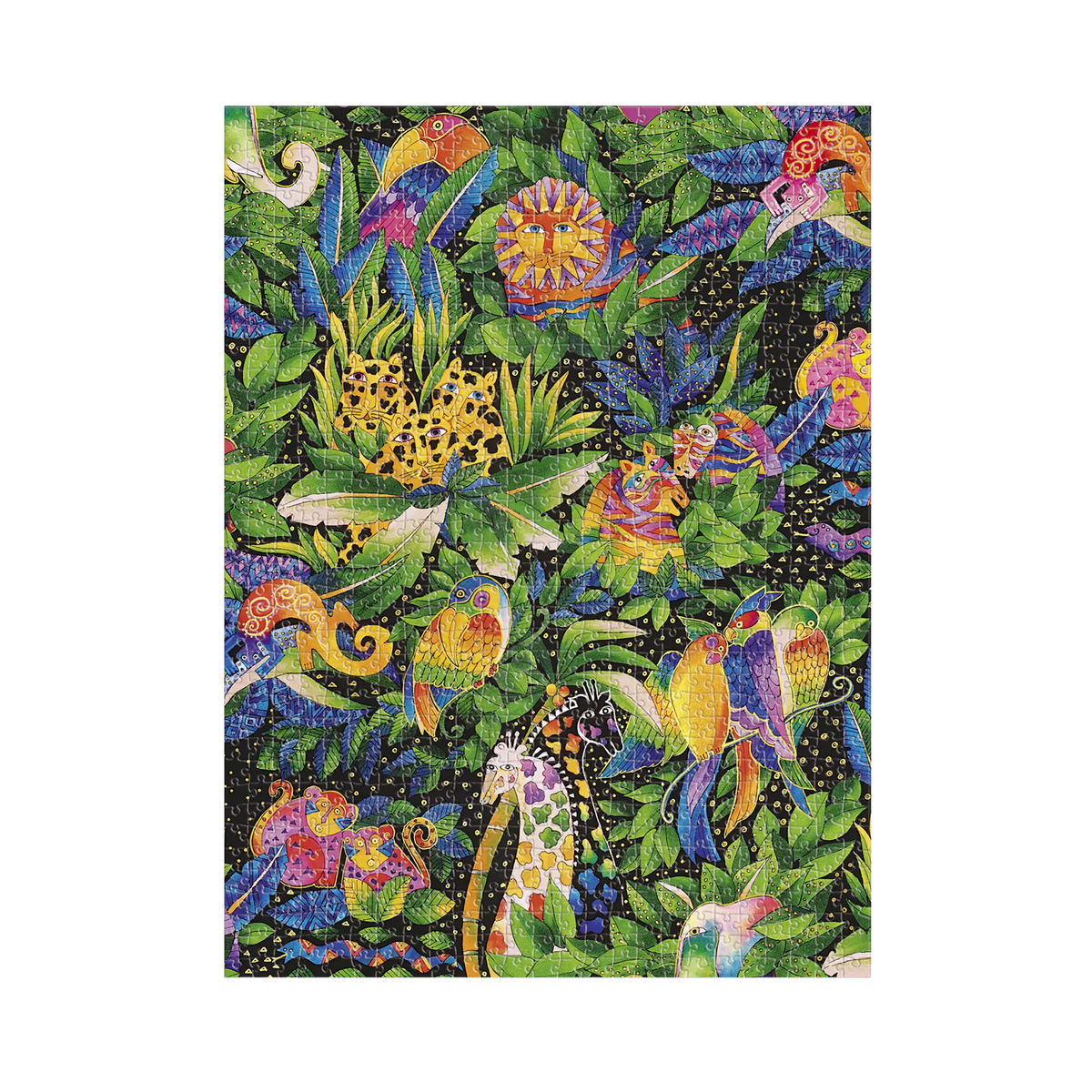 Paperblanks Jungle Song 1000-Piece Jigsaw Puzzle – detail view