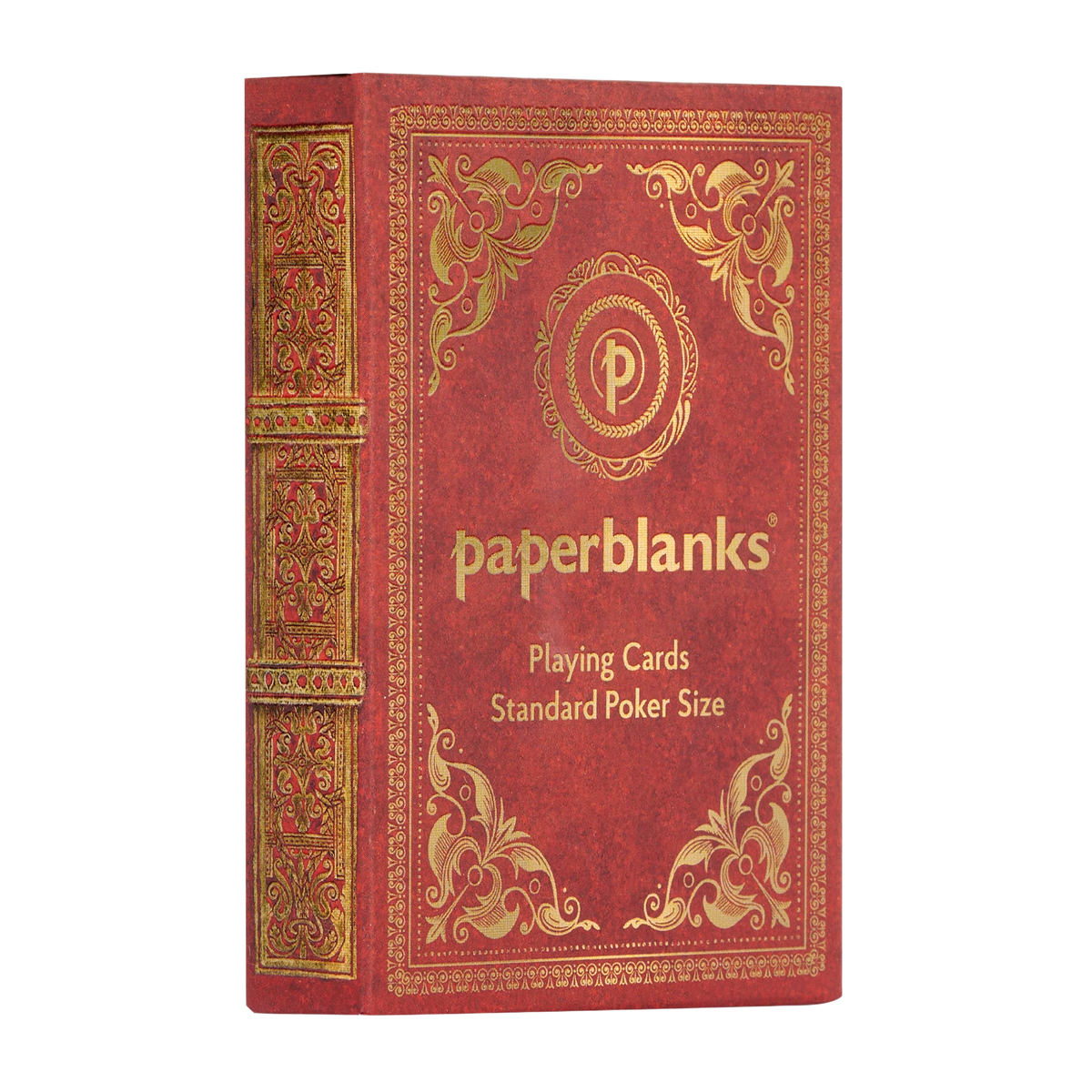 Paperblanks Golden Pathway Playing Cards – angled view
