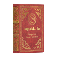 Paperblanks Golden Pathway Playing Cards – angled view