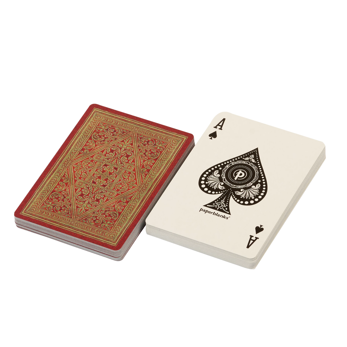 Paperblanks Golden Pathway Playing Cards – back view