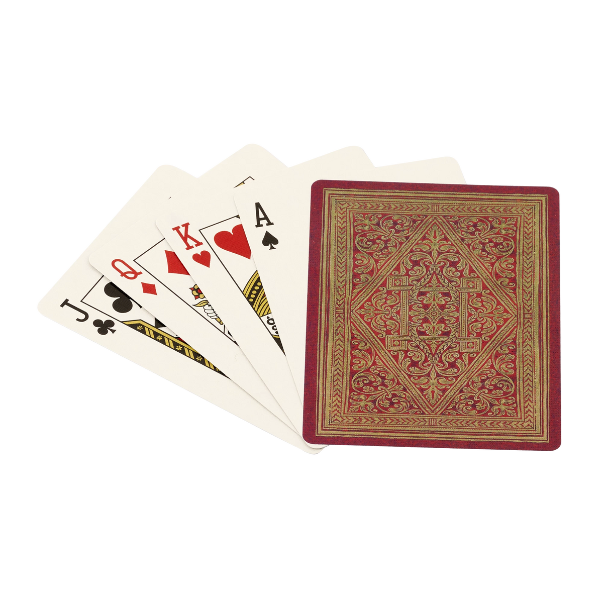 Paperblanks Golden Pathway Playing Cards – side view