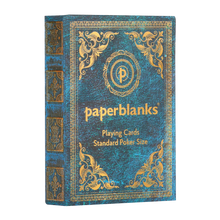 Paperblanks Azure Playing Cards – angled view