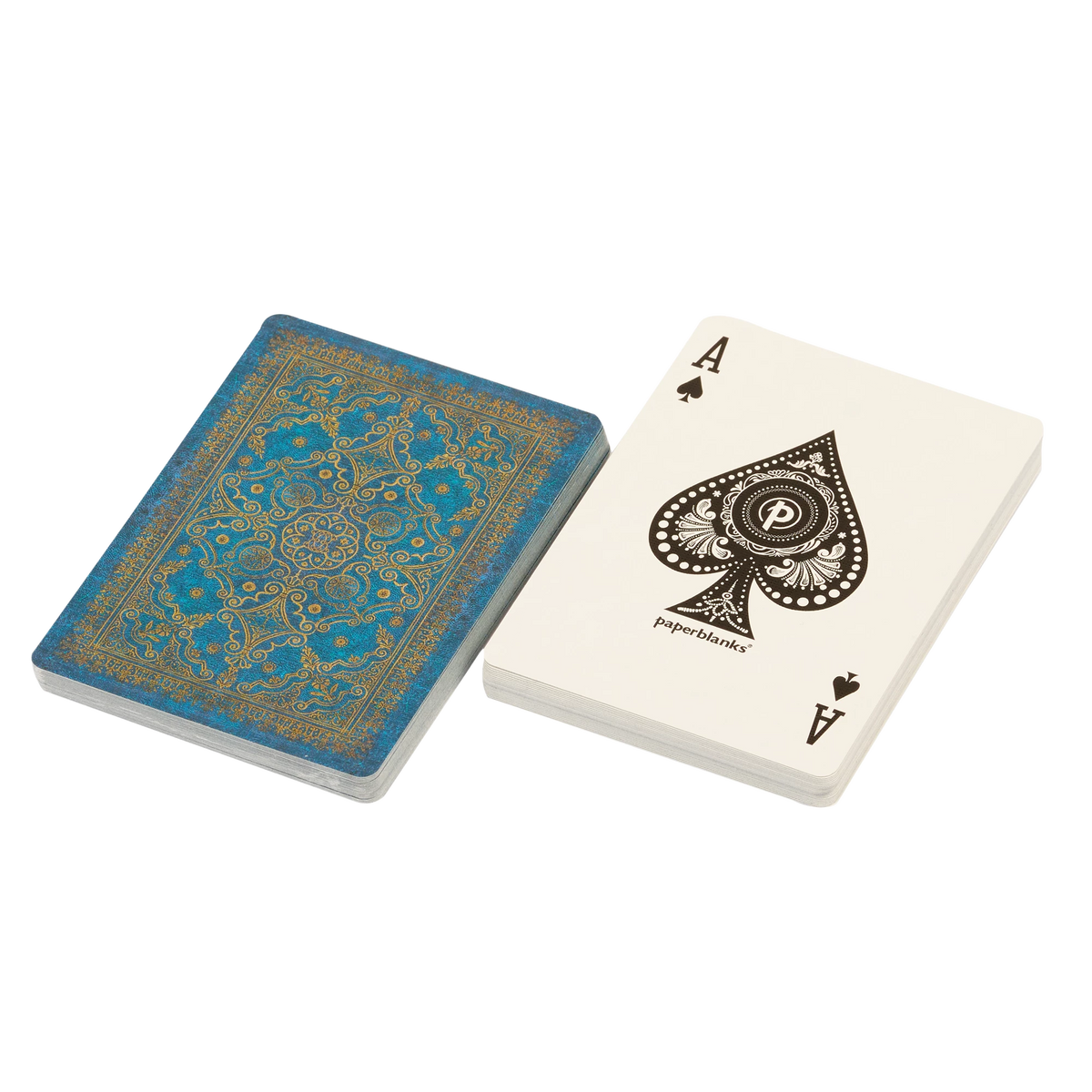 Paperblanks Azure Playing Cards – back view