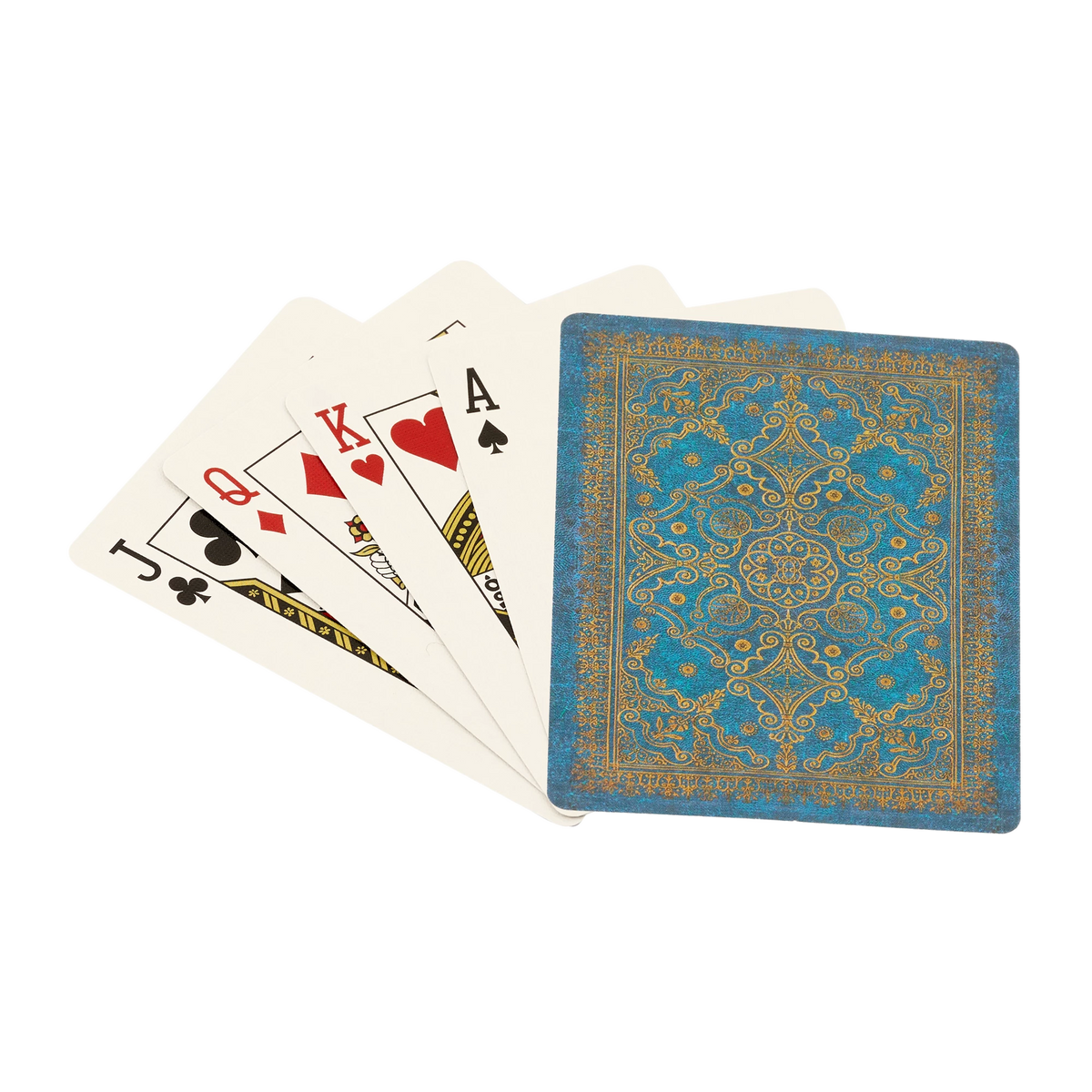Paperblanks Azure Playing Cards – side view