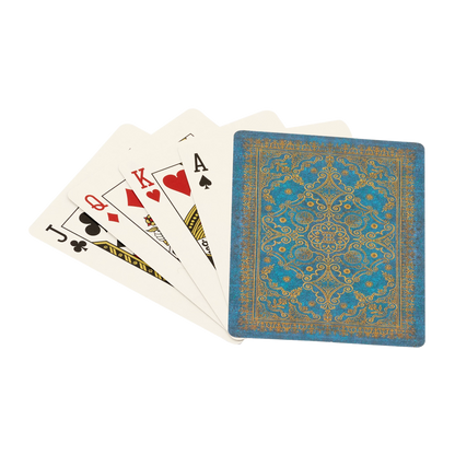 Paperblanks Azure Playing Cards – side view