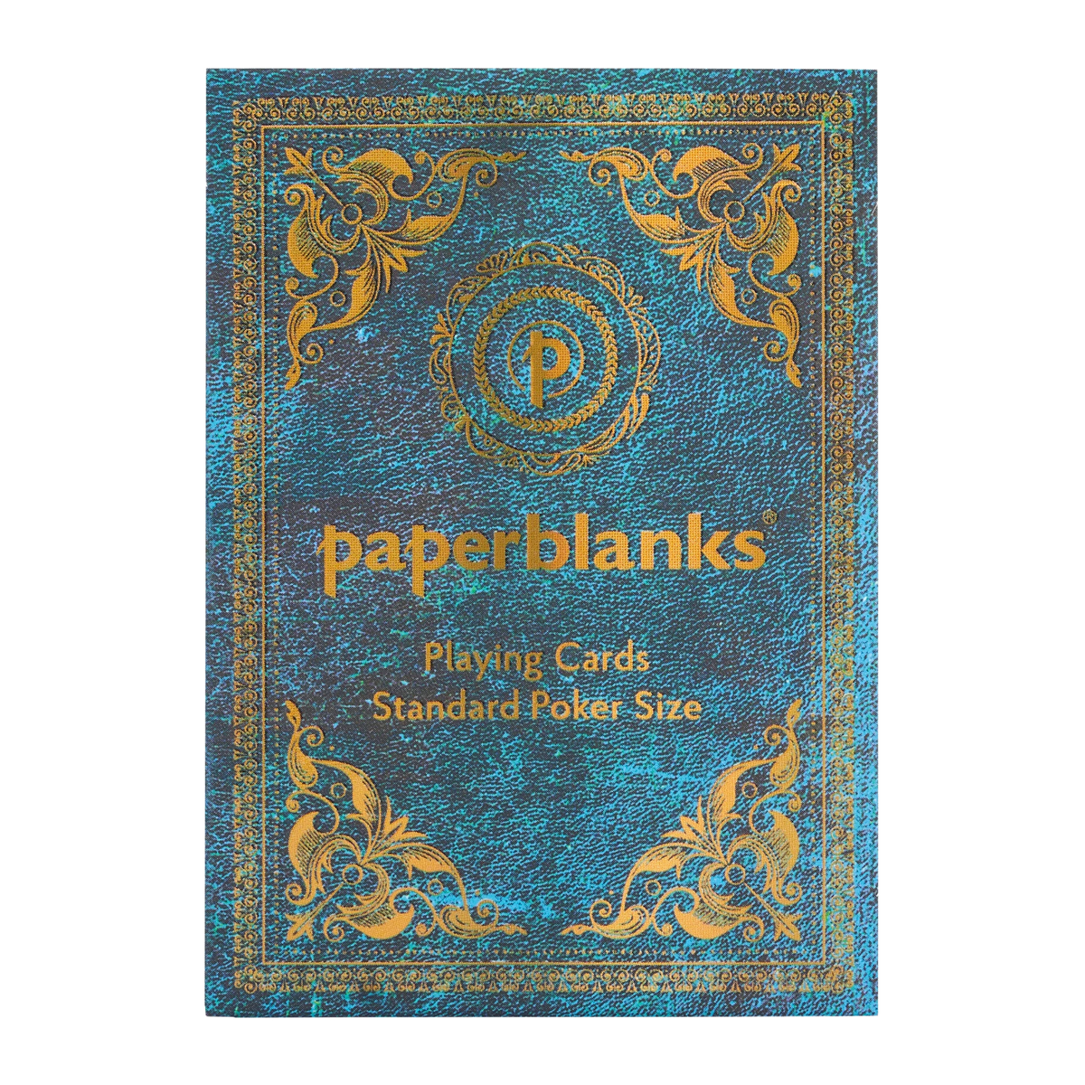 Paperblanks Azure Playing Cards – front view