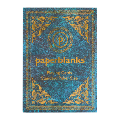 Paperblanks Azure Playing Cards – front view