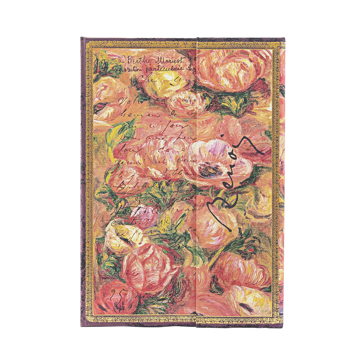 Paperblanks Renoir, Letter to Morisot (1892) Midi Hardback Journal – Plain, 144 Pages – front cover