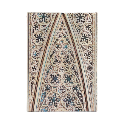Paperblanks Vault of the Milan Cathedral Midi Hardback Journal – Plain, 144 Pages – back cover
