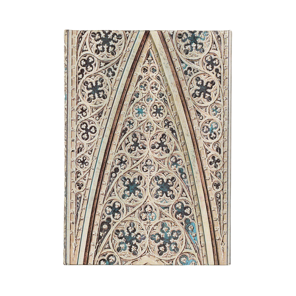 Paperblanks Vault of the Milan Cathedral Midi Hardback Journal – Plain, 144 Pages – front cover