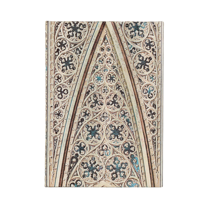 Paperblanks Vault of the Milan Cathedral Midi Hardback Journal – Plain, 144 Pages – front cover