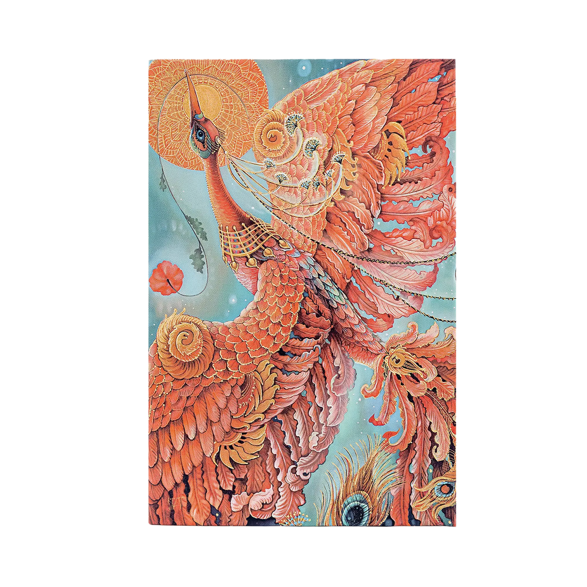 Paperblanks Firebird Midi Hardback Journal – Lined, 144 Pages – back cover
