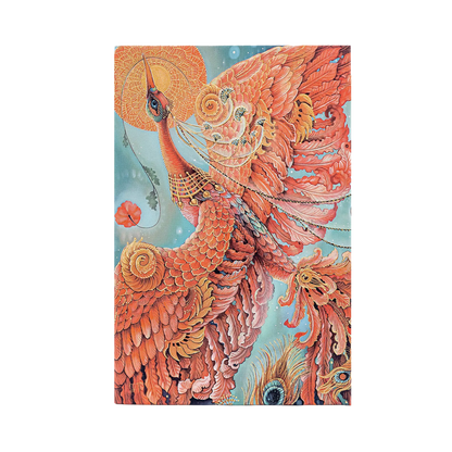 Paperblanks Firebird Midi Hardback Journal – Lined, 144 Pages – back cover