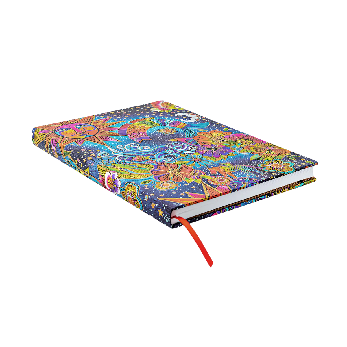 Paperblanks Celestial Magic Grande Hardback Sketchbook – 112 Pages – angled view