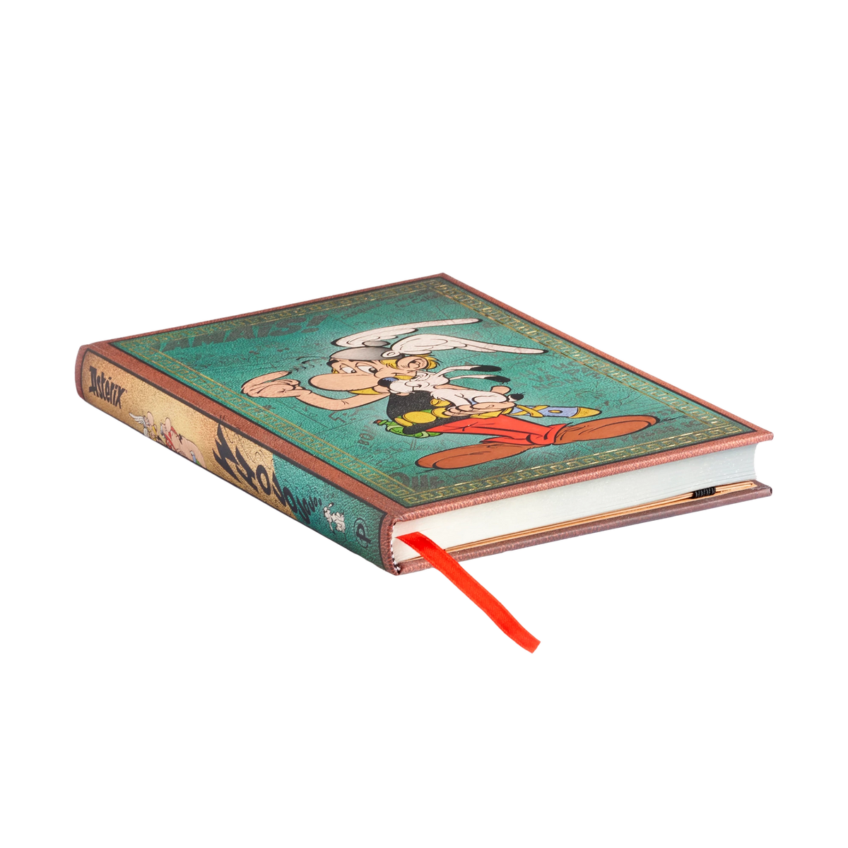 Paperblanks Asterix the Gaul Midi Hardback Journal – Lined, 144 Pages – page edge