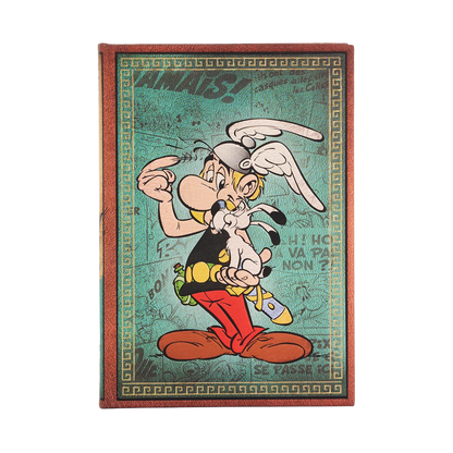Paperblanks Asterix the Gaul Midi Hardback Journal – Lined, 144 Pages – front cover
