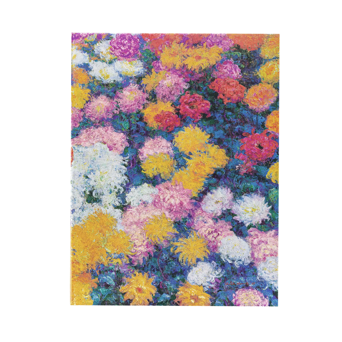 Paperblanks Monet’s Chrysanthemums Ultra Hardback Journal – Plain, 144 Pages – front cover