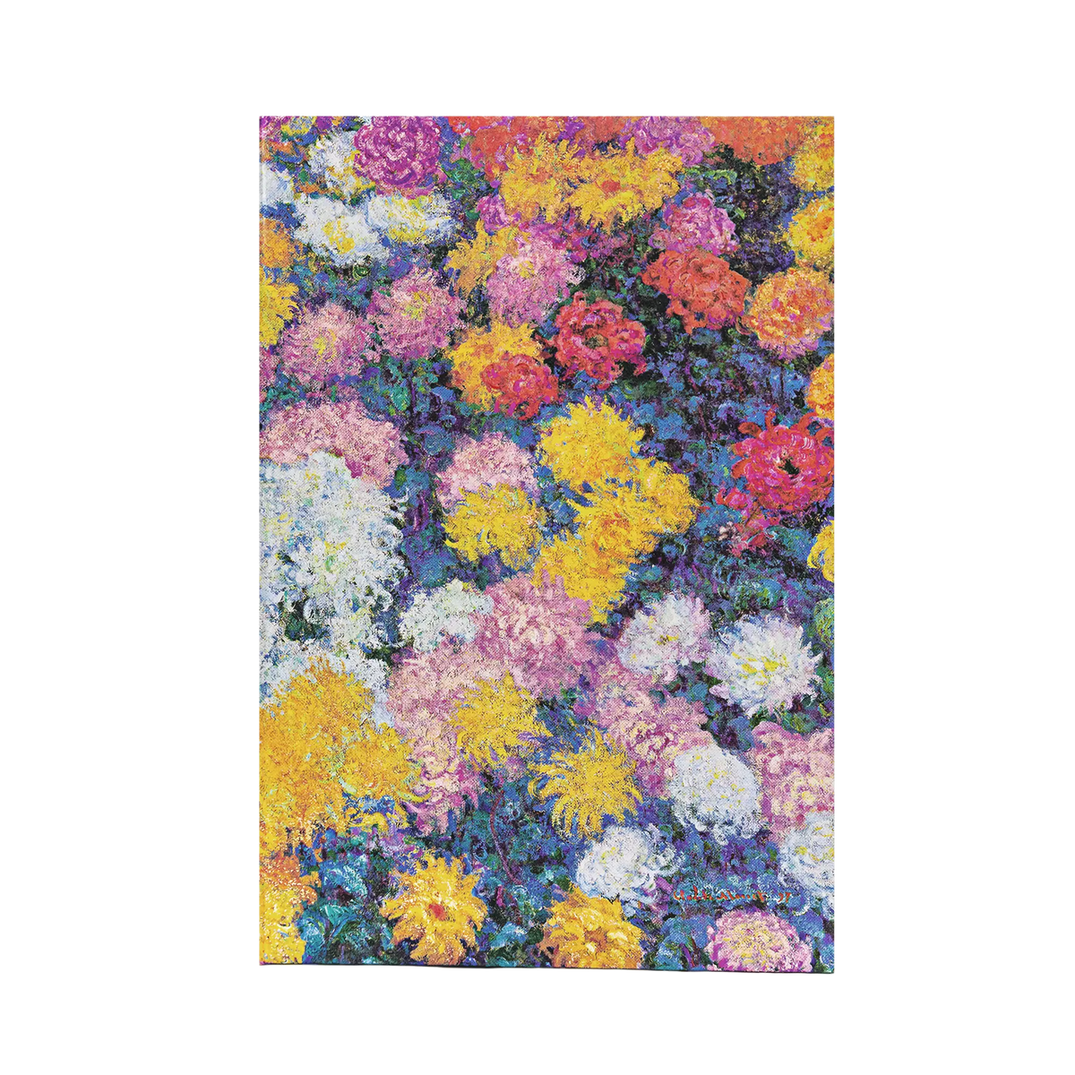 Paperblanks Monet’s Chrysanthemums Mini Hardback Journal – Lined, 176 Pages – front cover