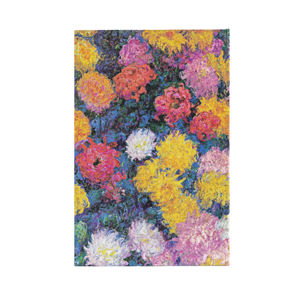 Paperblanks Monet’s Chrysanthemums Mini Hardback Journal – Plain, 176 Pages – back cover