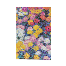 Paperblanks Monet’s Chrysanthemums Mini Hardback Journal – Plain, 176 Pages – front cover
