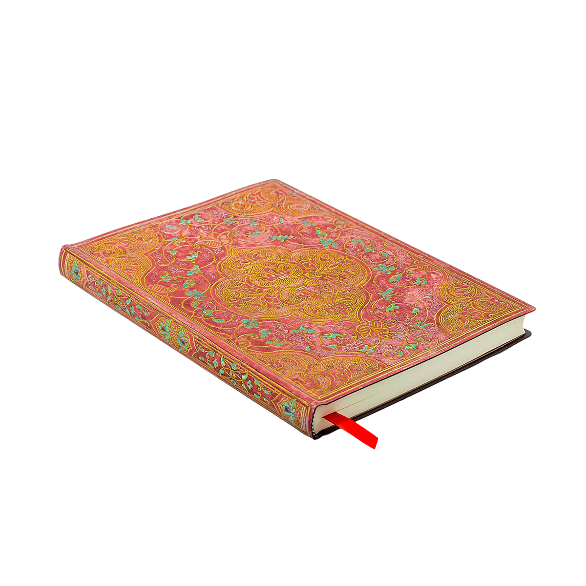 Paperblanks Rose Chronicles Midi Softback Flexi Journal – Plain, 176 Pages – angled view
