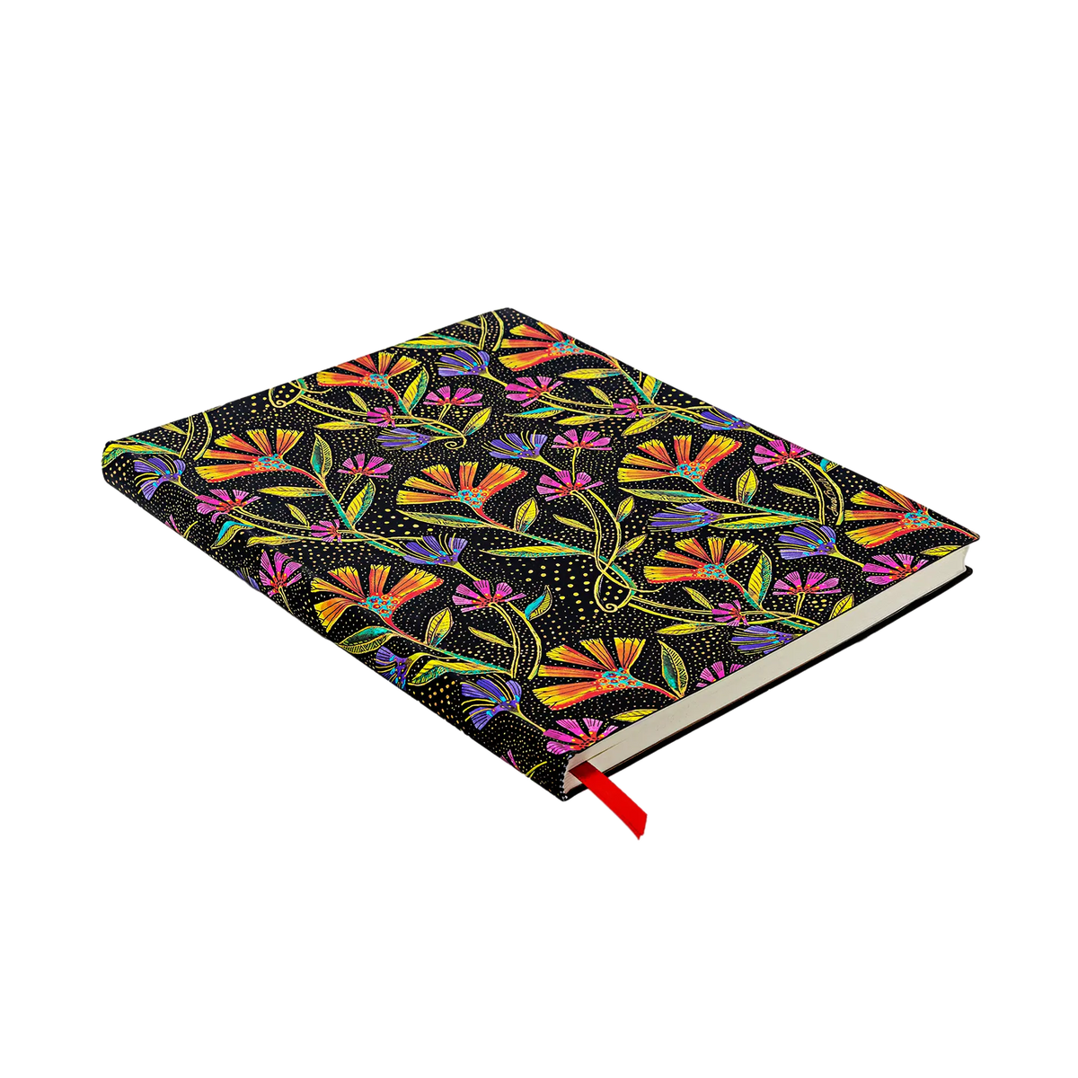 Paperblanks Wild Flowers Ultra Softback Flexi Journal – Lined, 176 Pages – angled view