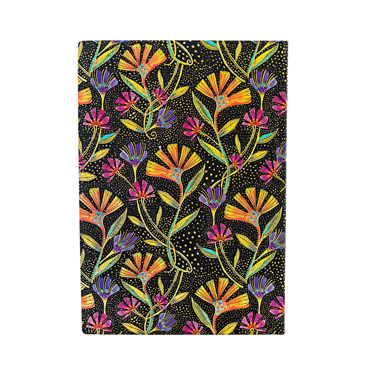 Paperblanks Wild Flowers Midi Softback Flexi Journal – Dot Grid, 176 Pages – back cover