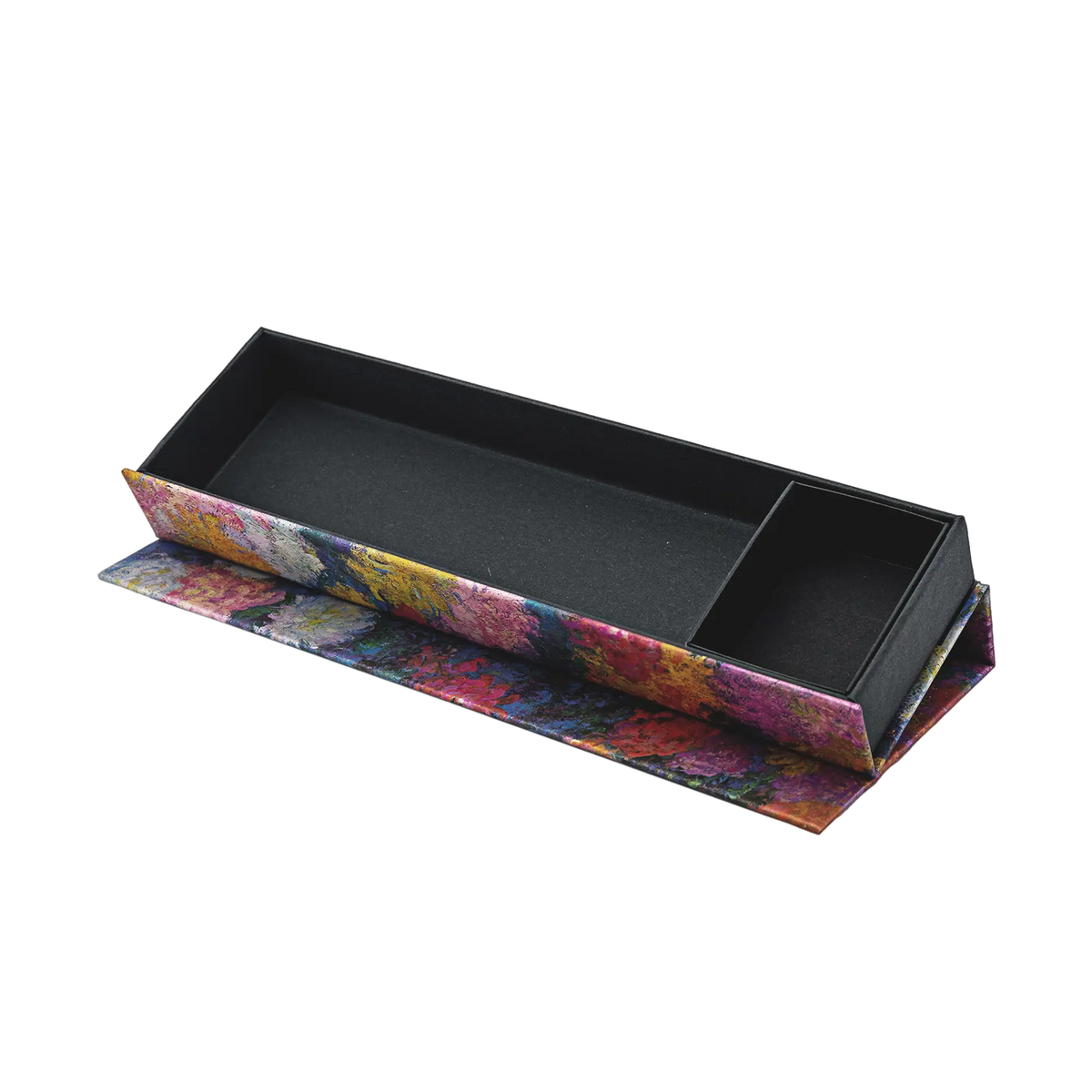 Paperblanks Monet’s Chrysanthemums Pencil Case – side view