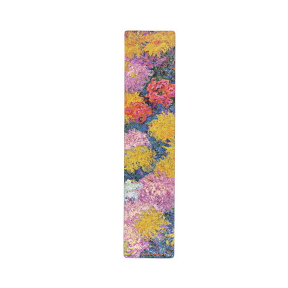 Paperblanks Monet’s Chrysanthemums Bookmark – back view