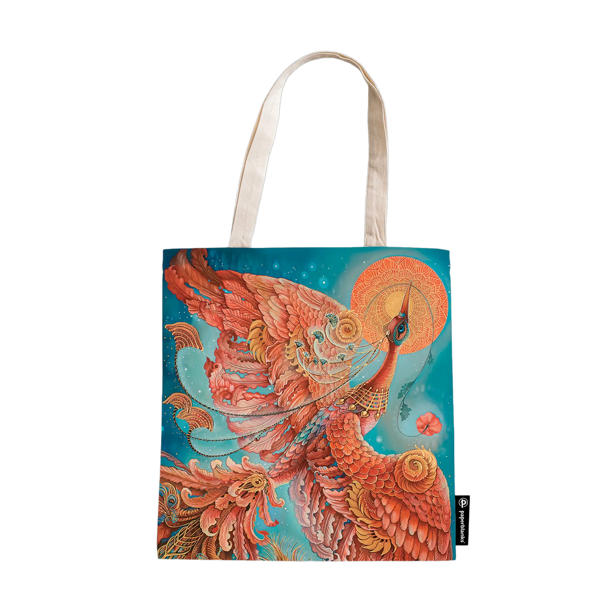 Paperblanks Firebird Cotton Tote Bag – back view