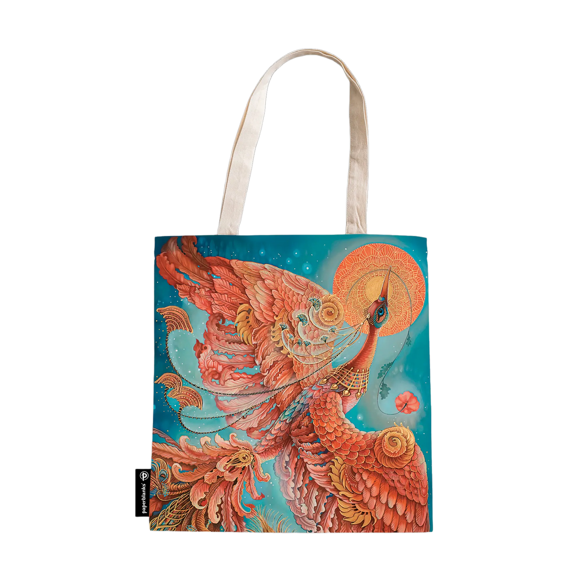 Paperblanks Firebird Cotton Tote Bag – front view
