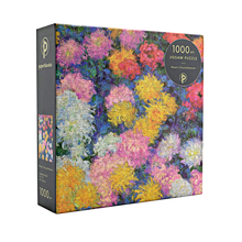 Paperblanks Monet’s Chrysanthemums 1000-Piece Jigsaw Puzzle – front view