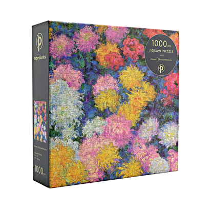 Paperblanks Monet’s Chrysanthemums 1000-Piece Jigsaw Puzzle – front view