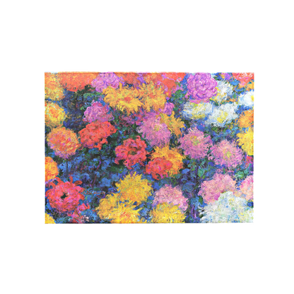 Paperblanks Monet’s Chrysanthemums Document Folder – back view